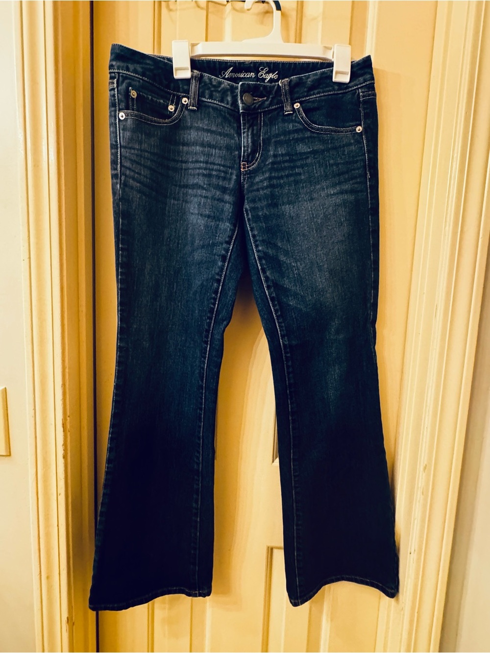 American Eagle Outfitters Dark Indigo Flare Jeans